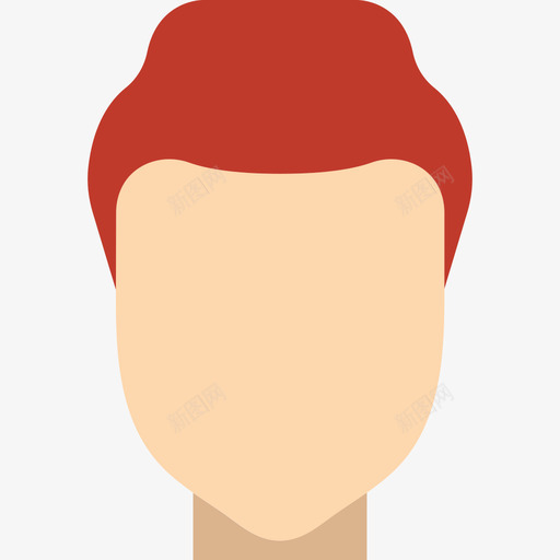 男士发型发型平头图标svg_新图网 https://ixintu.com 发型 平头 男士发型