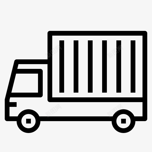 送货商业营销图标svg_新图网 https://ixintu.com 卡车 商业 营销 购物 送货 销售