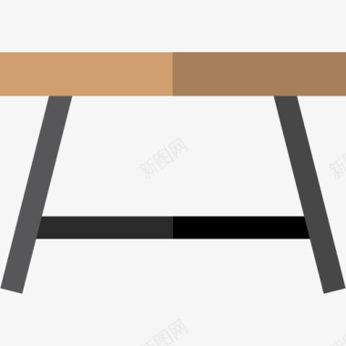桌子家具11扁平图标图标