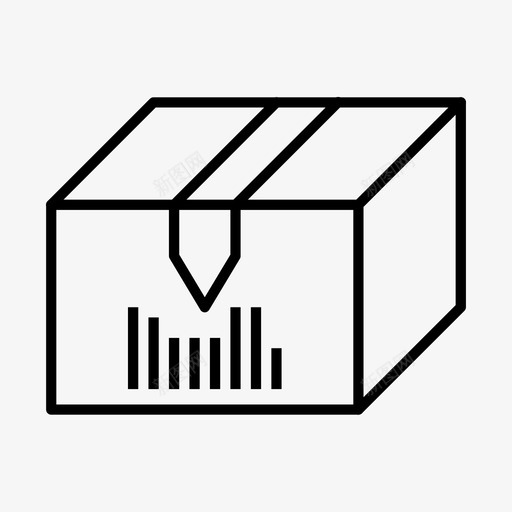包装装箱送货图标svg_新图网 https://ixintu.com 包装 物流 航运 装箱 运输 送货