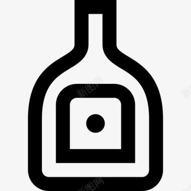 龙舌兰酒酒吧和酒吧6直系图标图标