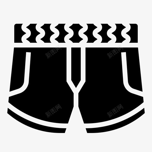 裤子衣服运动服图标svg_新图网 https://ixintu.com 制服 穿着 衣服 裤子 跑步字形 运动服