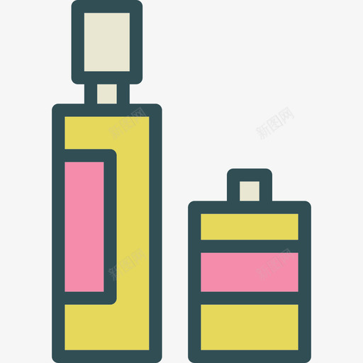 橄榄油厨房4线性颜色图标svg_新图网 https://ixintu.com 厨房4 橄榄油 线性颜色