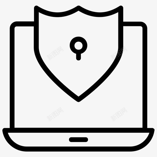 计算机安全计算机防御网络安全图标svg_新图网 https://ixintu.com 密码保护 数据保护 数据组织线图标 网络安全 计算机安全 计算机防御