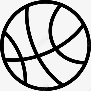 篮球iosul5线性图标图标