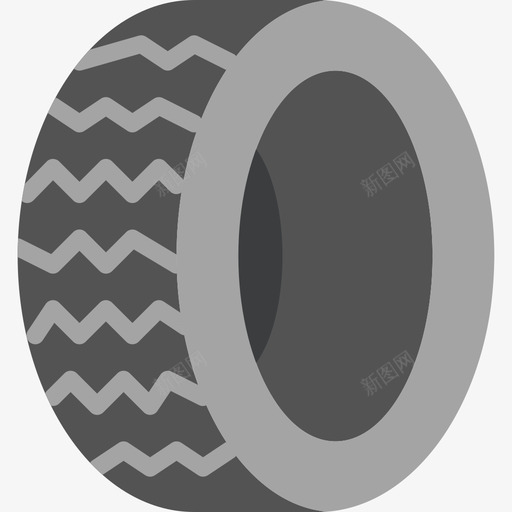 轮胎汽车零件3瘪胎图标svg_新图网 https://ixintu.com 汽车零件3 瘪胎 轮胎