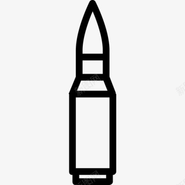 子弹武器4直线图标图标