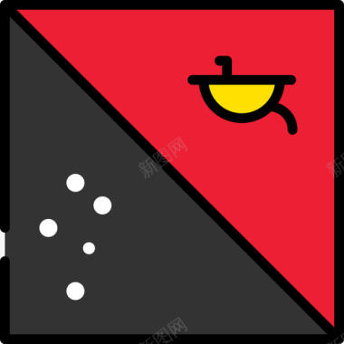 巴布亚新几内亚国旗收藏3广场图标图标