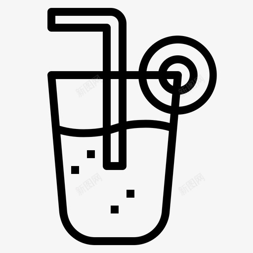 果汁饮料水果图标svg_新图网 https://ixintu.com 健康食品 咖啡 果汁 水果 饮料