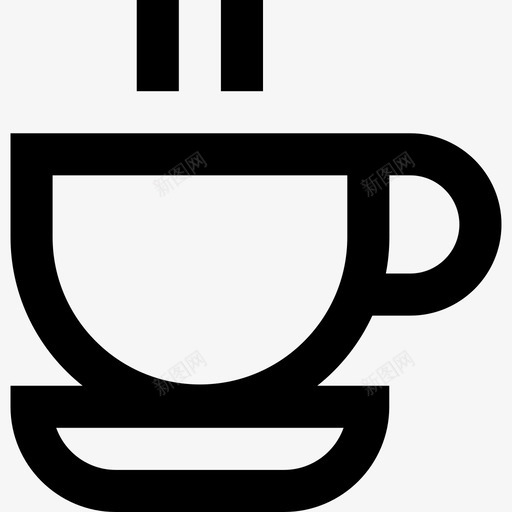 咖啡杯情人节17直系图标svg_新图网 https://ixintu.com 咖啡杯 情人节17 直系