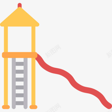 童年游乐场4公寓图标图标