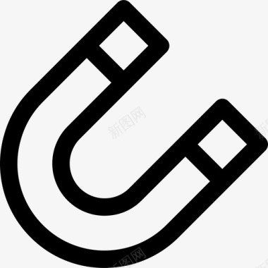 磁铁手工制作线性图标图标