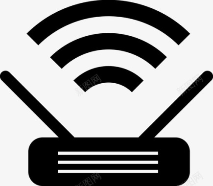 无线通信网络图标图标