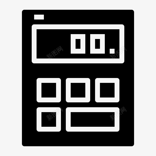 计算器教育数学图标svg_新图网 https://ixintu.com 技术 教育 教育实盘 数学 计算器