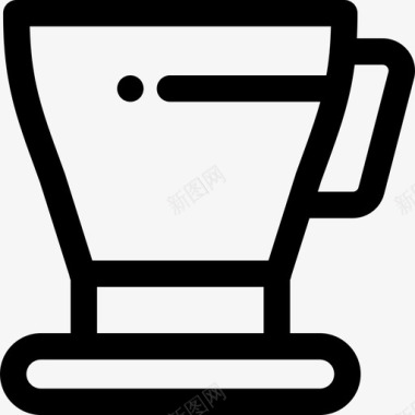 咖啡杯22号咖啡厅直线型图标图标