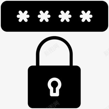 密码锁帐户锁定帐户密码图标图标