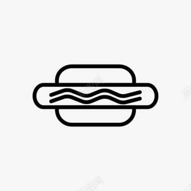 食物汉堡晚餐图标图标