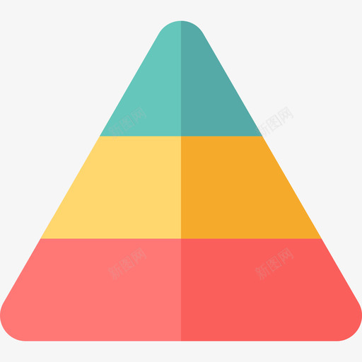 金字塔商业和管理扁平图标svg_新图网 https://ixintu.com 商业和管理 扁平 金字塔