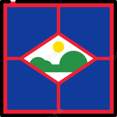 圣尤斯特修斯旗帜收藏3广场图标图标