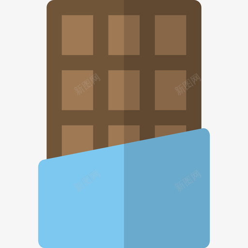 巧克力甜点扁巧克力图标svg_新图网 https://ixintu.com 巧克力 扁巧克力 甜点