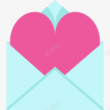 电子邮件母亲节5平装图标图标
