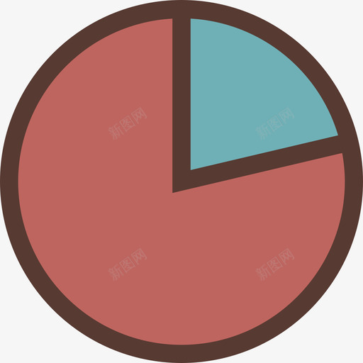 饼图财务图标2颜色svg_新图网 https://ixintu.com 财务图标2 颜色 饼图
