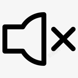 数娱播放器音量关关机音频静音图标高清图片