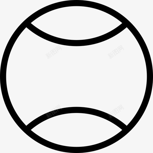 网球iosul5线性图标svg_新图网 https://ixintu.com iosul5 线性 网球