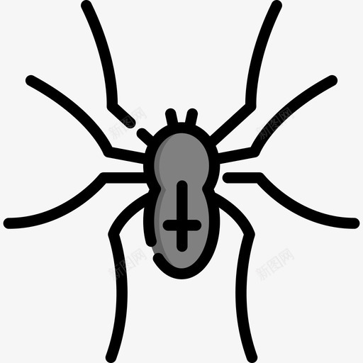 蜘蛛澳大利亚4线状颜色图标svg_新图网 https://ixintu.com 澳大利亚4 线状颜色 蜘蛛