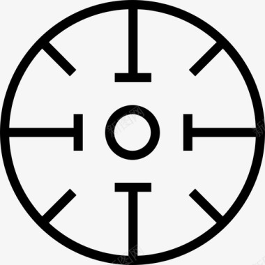 目标武器4直线图标图标
