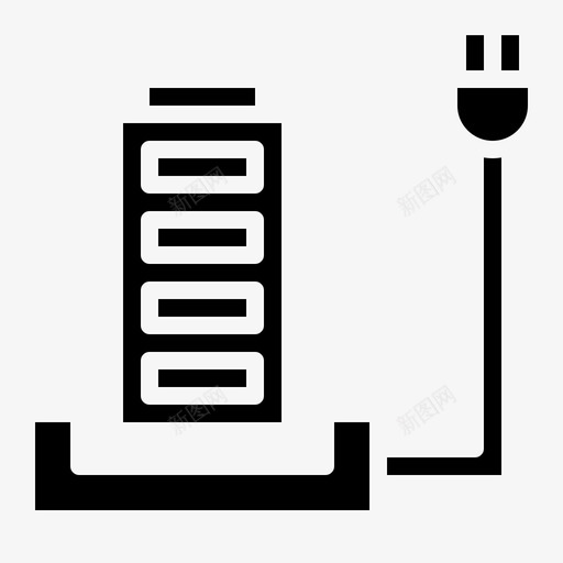 充电器电池设备图标svg_新图网 https://ixintu.com 充电器 摄像机 照相 电子设备 电池 设备