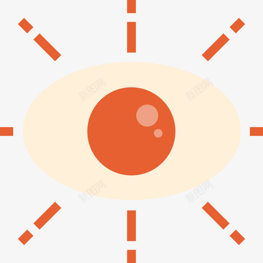眼睛创意工具平面图标svg_新图网 https://ixintu.com 创意工具 平面 眼睛
