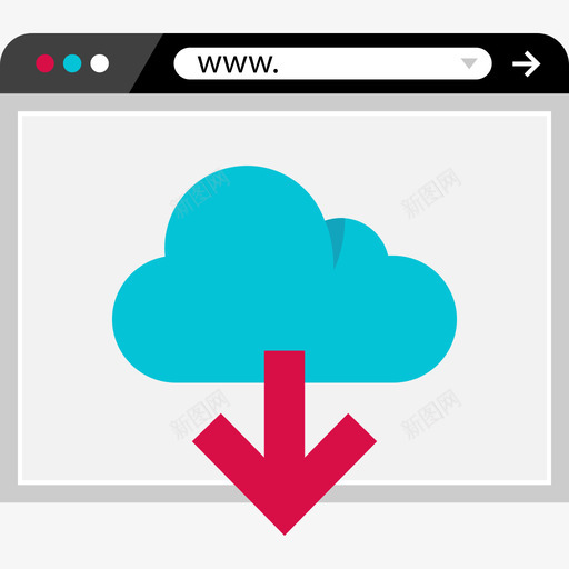 浏览器在线和互联网2扁平图标svg_新图网 https://ixintu.com 在线和互联网2 扁平 浏览器