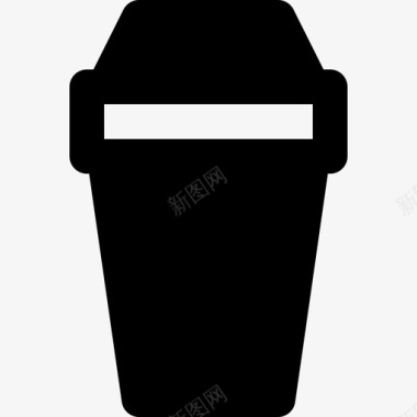咖啡杯咖啡厅19固体图标图标
