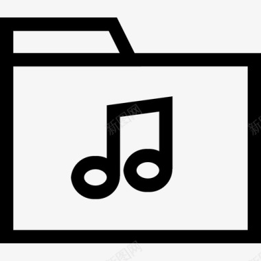 音频文件夹存档音乐图标图标