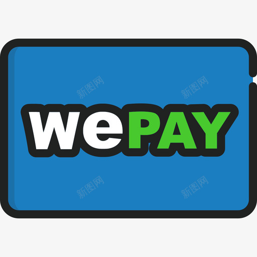 Wepay信用卡3线性颜色图标svg_新图网 https://ixintu.com Wepay 信用卡3 线性颜色