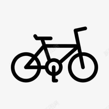 自行车旅行运动图标图标