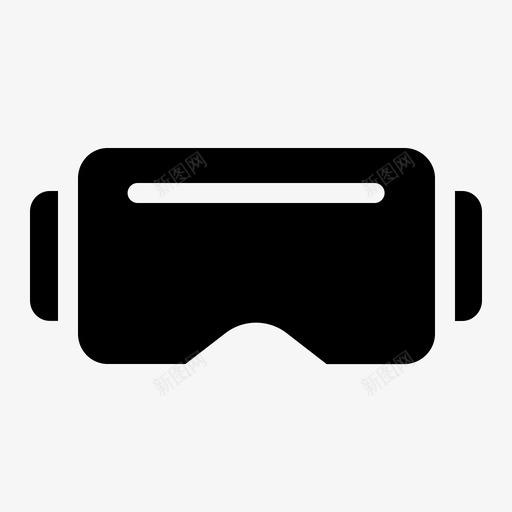 虚拟现实3d玻璃vr护目镜图标svg_新图网 https://ixintu.com 3d玻璃 vr护目镜 虚拟现实