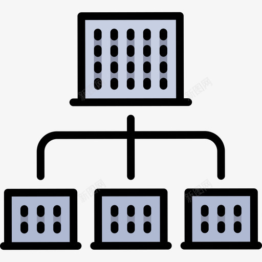 办公室管理9线性颜色图标svg_新图网 https://ixintu.com 办公室 管理9 线性颜色