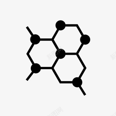 分子化学分子集合图标图标