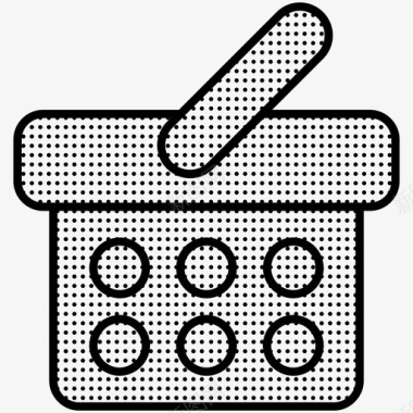 购物购物篮电子商务星罗棋布图标图标
