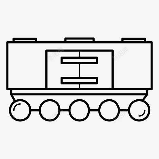 货车货物运输铁路列车图标svg_新图网 https://ixintu.com 油罐 货物运输 货车 铁路列车
