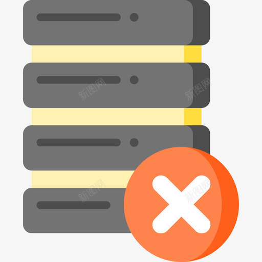 数据库交互4平面图标svg_新图网 https://ixintu.com 交互4 平面 数据库
