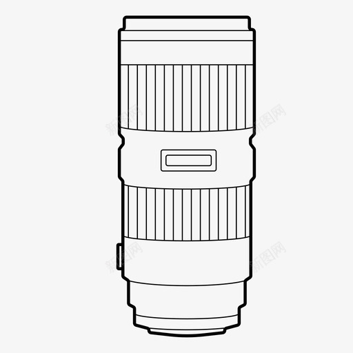 长镜头设备装备图标svg_新图网 https://ixintu.com 技术 摄影 法尔北方iconset 装备 设备 长镜头