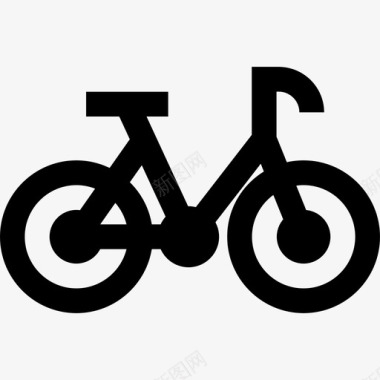 自行车健康生活方式7填充图标图标