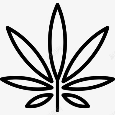大麻嬉皮士直系图标图标