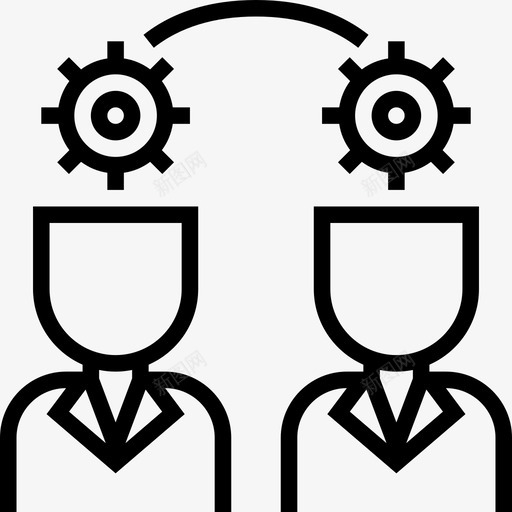 战略商业战略3线性图标svg_新图网 https://ixintu.com 商业战略3 战略 线性