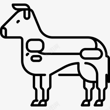 牛动物21直系图标图标