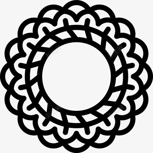 doily缝纫图标svg_新图网 https://ixintu.com doily 缝纫