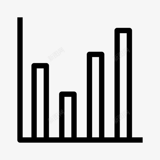 图表条形图增长图标svg_新图网 https://ixintu.com 图表 增长 条形图 统计 财务 进度